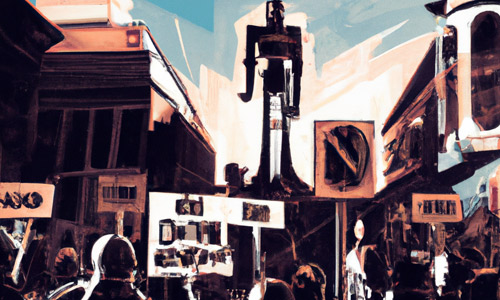 The First Strike: AI Lurks in All Areas While Humans Protest